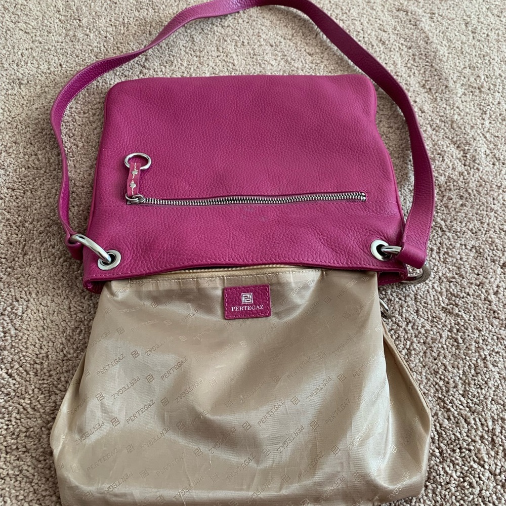Pertegaz Vintage Leather Crossbody Bag - Made in Spain - Picture 13 of 16